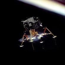 Eagle In Lunar Orbit, 1969. Creator: Michael Collins.