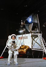 Neil Armstrong lunar surface training, USA, April 22, 1969.  Creator: NASA.