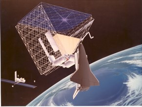 Roof Space Station Concept, 1984. Creator: NASA.