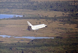 STS-56 Landing, Florida, USA, 1993. Creator: NASA.
