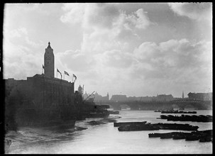 Oxo Tower Wharf, Bargehouse Street, Southwark, Greater London Authority, 1930s. Creator: Charles William  Prickett.