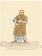 A medieval steward, who was responsible for running the household and estate of a lord, 2004. Creator: Judith Dobie.