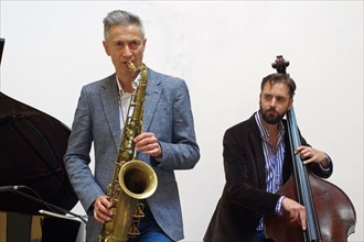 Darius Brubeck Quartet, NJA Fundraiser, Loughton Methodist Church, Essex, Sep 2021. Creator: Brian O'Connor.