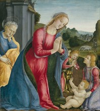 The Adoration of the Christ Child, c. 1490. Creator: Vincenzo Frediani.