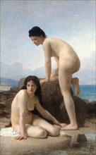 The Bathers, 1884. Creator: William-Adolphe Bouguereau.
