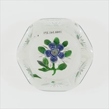 Paperweight, Baccarat, c. 1848-55. Creator: Baccarat Glasshouse.