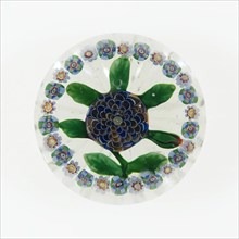 Paperweight, Baccarat, c. 1845-60. Creator: Baccarat Glasshouse.