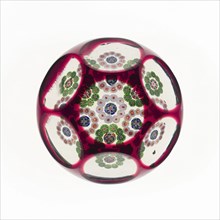 Paperweight, France, 19th century. Creator: Baccarat Glasshouse.