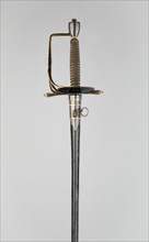 Military Smallsword and Scabbard of a Member of the British Royal Family, England, 1787/91. Creator: John Highlord Bland.