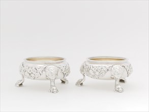 Pair of Salt Dishes, London, 1751. Creator: David Hennell.