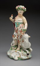 Allegorical Figure of Asia, Derby, 1770/80. Creator: Derby Porcelain Manufactory England.