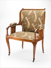 Armchair, England, c. 1885. Creator: Arthur Heygate Mackmurdo.