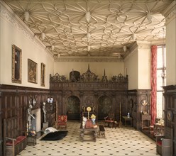 E-1: English Great Room of the Late Tudor Period, 1550-1603, United States, c. 1937. Creator: Narcissa Niblack Thorne.