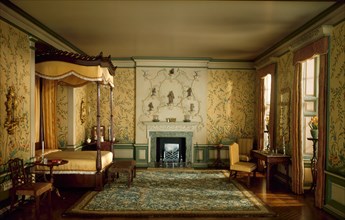 E-8: English Bedroom of the Georgian Period, 1760-75, United States, c. 1937. Creator: Narcissa Niblack Thorne.
