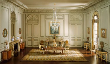 E-23: French Dining Room of the Periods of Louis XV and Louis XIV, United States, c. 1937. Creator: Narcissa Niblack Thorne.