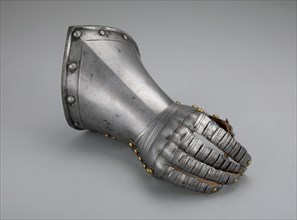 Fingered Gauntlet for the Right Hand, Flanders, c. 1600/20. Creator: Unknown.