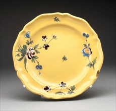 Plate, France, c. 1780. Creator: Unknown.
