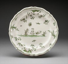 Plate, Varages, c. 1740/60. Creator: Unknown.