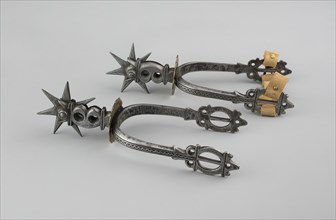 Pair of Spurs, France, 19th century. Creator: Unknown.