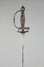 Smallsword with Portraits of Monarchs from the Bourbon Dynasty, France, c. 1770/80. Creator: Unknown.