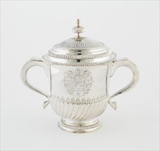 Two-Handled Cup with Cover, London, 1698/99. Creator: Isaac Dighton.