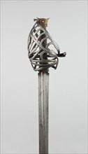 Basket-Hilted Broadsword with Scabbard (Schiavona), Venice, c. 1700. Creator: Unknown.
