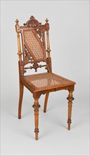 Side Chair, Germany, 1900. Creator: Jacob Keller.