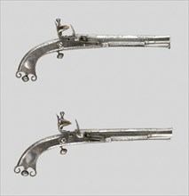 Pair of Flintlock Pistols, Scotland, 1750/75. Creator: Unknown.