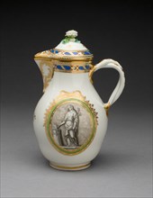 Coffee Pot (part of a Coffee Service), Vienna, c. 1770. Creator: Vienna State Porcelain Manufactory.