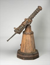 Breech-Loading Swivel Gun with Chamber on Stand, Western Europe, early 16th century. Creator: Unknown.