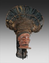 Male Face Mask (Chihongo), Angola, Mid-late 19th century. Creator: Unknown.
