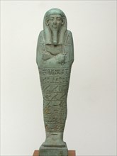 Shabti of Wahibreemakhet, Egypt, Late Period, Dynasty 26 (664-525 BCE). Creator: Unknown.