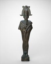 Statuette of Osiris, Egypt, Late Period, Dynasty 26-30 (664-332 BCE). Creator: Unknown.