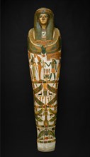 Coffin and Mummy of Paankhenamun, Thebes, Third Intermediate Period, Dynasty 22... Creator: Unknown.