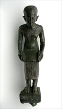 Statuette of the God Imhotep, Egypt, Third Intermediate Period-Late Period, Dynasties 25-26... Creator: Unknown.