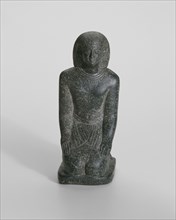 Statuette of Wesir-nakht, Egypt, Late Period, Dynasty 31 (about 342-332 BCE). Creator: Unknown.