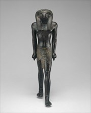 Statuette of Re-Horakhty, Egypt, Third Intermediate Period-Late Period,... (abt 1069-525 BCE). Creator: Unknown.