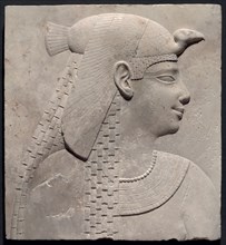 Plaque Depicting a Queen or Goddess, Egypt, Ptolemaic Period (332-30 BCE). Creator: Unknown.
