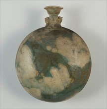 New Year's Vessel (Pilgrim Bottle), Egypt, Late Period, Dynasty 26 (664-525 BCE). Creator: Unknown.