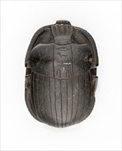 Heart Scarab of the Worker Amun-Mes, Egypt, New Kingdom, Dynasty 19, reign of Ramesses II... Creator: Unknown.