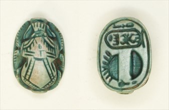 Scarab: Menkheperura (Thutmose IV), Egypt, New Kingdom, Dynasty 18, Reign of Thutmose IV... Creator: Unknown.