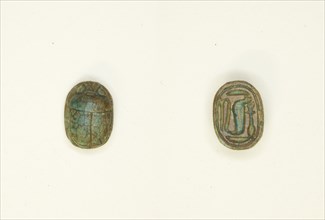 Scarab: Cobra, Egypt, New Kingdom, Ramesside Period, Dynasties 19-20 (about 1295-1096 BCE). Creator: Unknown.