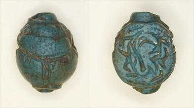 Scarab: Abstract Designs, Egypt, Iron Age II (?) (9th-7th century BCE). Creator: Unknown.
