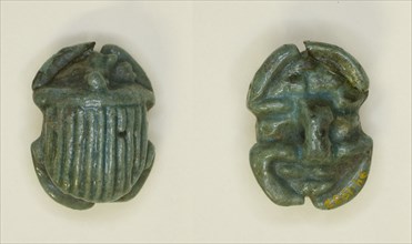 Scarab, Egypt, Late Period, Dynasty 26 (664-525 BCE). Creator: Unknown.
