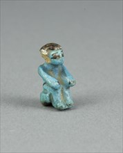 Figurine of a Seated Man, Egypt, Middle Kingdom? (about 2055-1650 BCE). Creator: Unknown.