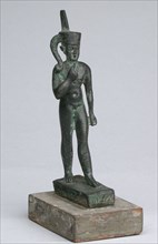 Statuette of the God Harpocrates, Egypt, Late Period-Ptolemaic Period (664-30 BCE). Creator: Unknown.