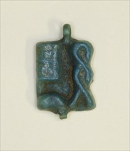 Plaque Amulet with the Name of the God Ptah, Egypt, Third Intermediate Period, Dynasty 21-25... Creator: Unknown.