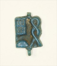 Plaque Amulet with the Name of the God Ptah, Egypt, Third Intermediate Period, Dynasty 21-25... Creator: Unknown.