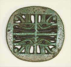 Four Eyes of the God Horus (Wedjat) Amulet, Egypt, Third Intermediate Period, Dynasty 21-25... Creator: Unknown.