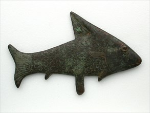 Statuette of a Lepidotus Fish, Egypt, Late Period, Dynasty 26-31 (664-332 BCE). Creator: Unknown.